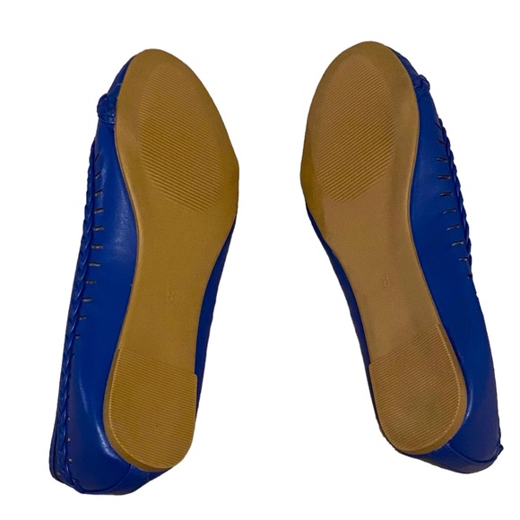 Women’s Cinak Blue Braid Design Flats Size 8,10 - Picture 3 of 9